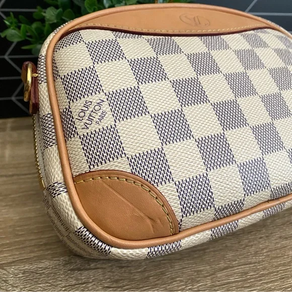 Louis Vuitton Mini Deauville Bag Damier Azure - Picture 11 of 16